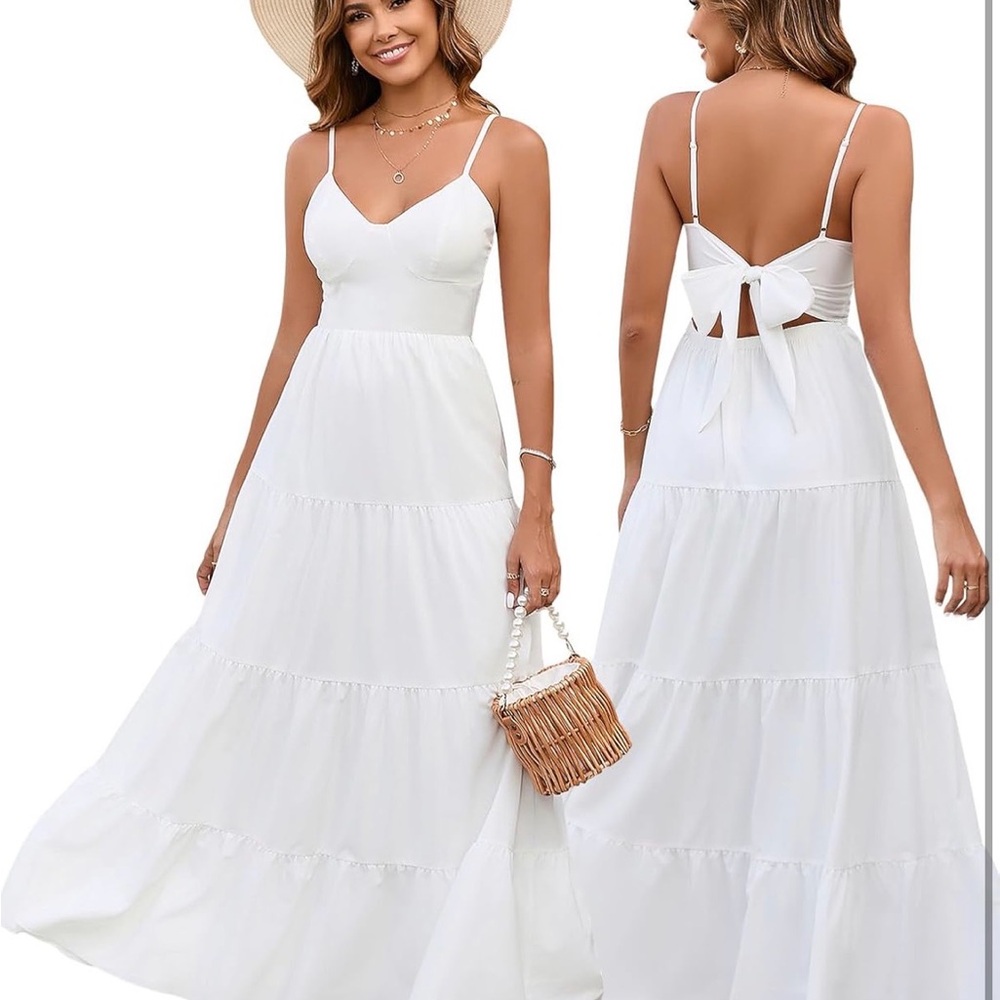 Elegant White Maxi Dress